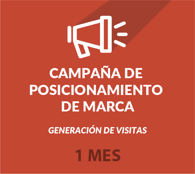 Campaña posicionamiento de marca / 1 mes